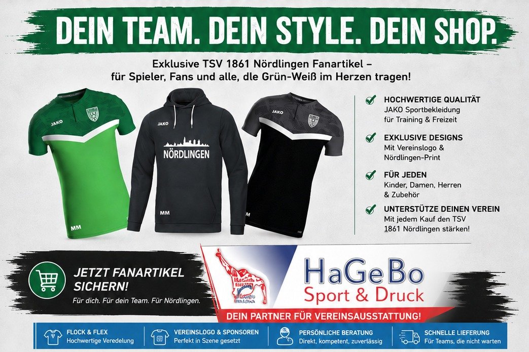 TSV 1861 Nördlingen Fanshop – Dein Team. Dein Style. Dein Shop.